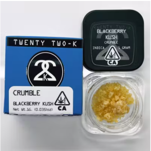 Buy 22K Blackberry Kush Crumble 1g